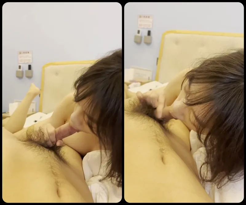 Cô bạn gái ngoan bú láp cây hàng bự của anh